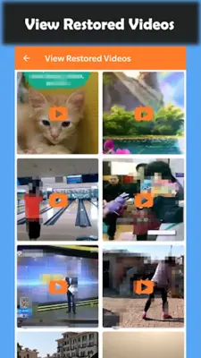 Deleted Video Recovery android App screenshot 1