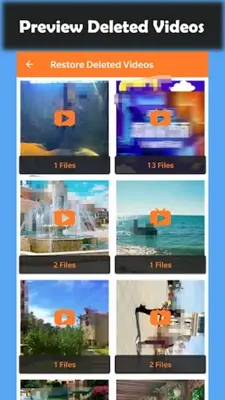 Deleted Video Recovery android App screenshot 3
