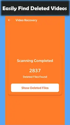 Deleted Video Recovery android App screenshot 4